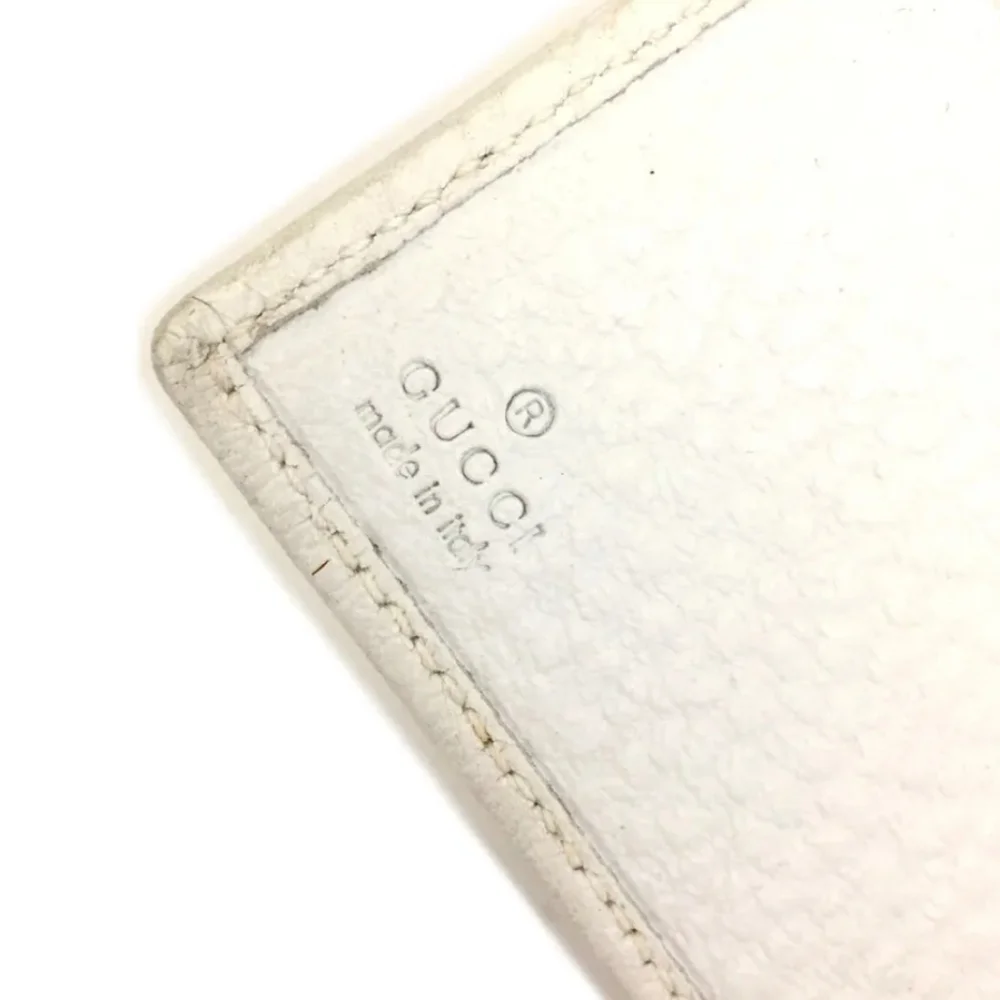 GUCCI Webbing Interlocking G Leather Bifold Wallet